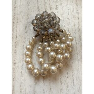 VINTAGE or ANTIQUE ITALY BROOCH TROMBONE CLASP